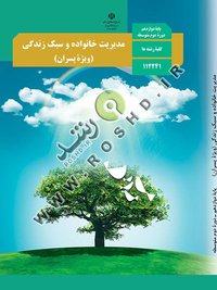 جلد کتاب مدیریت خانواده و سبک زندگی (پسران) پایه دوازدهم